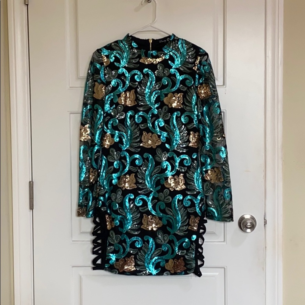 Nasty Gal Sequins Dress